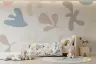 Playful Pastel Abstract Shapes Wall Mural 6