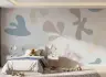 Playful Pastel Abstract Shapes Wall Mural 8