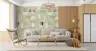 Abstract Pastel Geometric Shapes Wall Mural 6