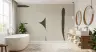 Earthy Brown Organic Curves Abstract Wallpaper 8