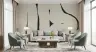 Minimalist Black Brushstroke Abstract Wall Mural 8