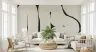 Minimalist Black Brushstroke Abstract Wall Mural 7