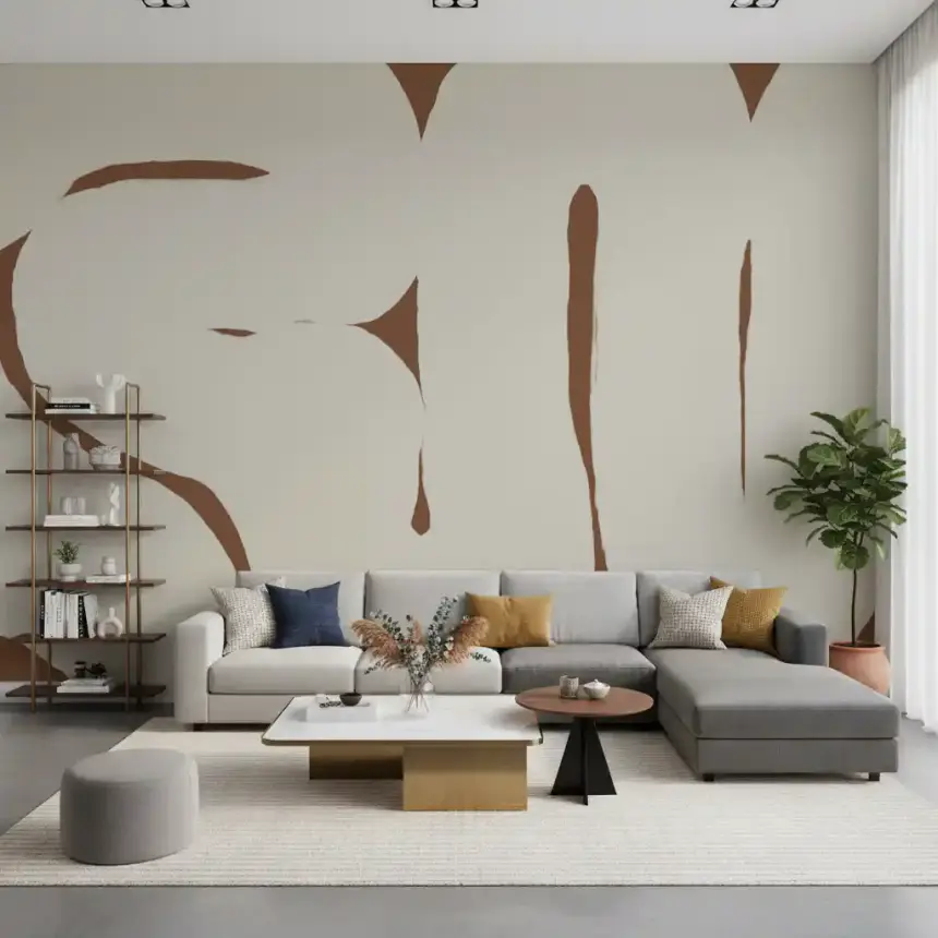 Organic Embrace Wall Mural