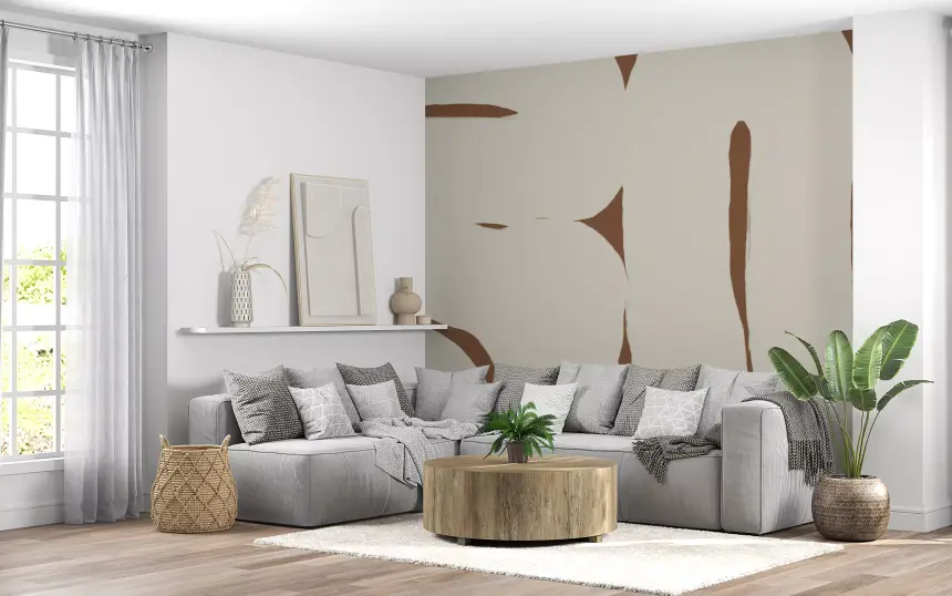 Organic Embrace Wall Mural