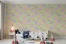 Whimsical Pastel Butterfly Floral Kids Wallpaper 8