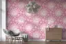 Lavender Floral Nest Pattern Wallpaper 7