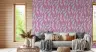 Whimsical Pastel Feather Pattern Wallpaper 6