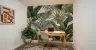 Lush Tropical Green Foliage Wall Mural 8