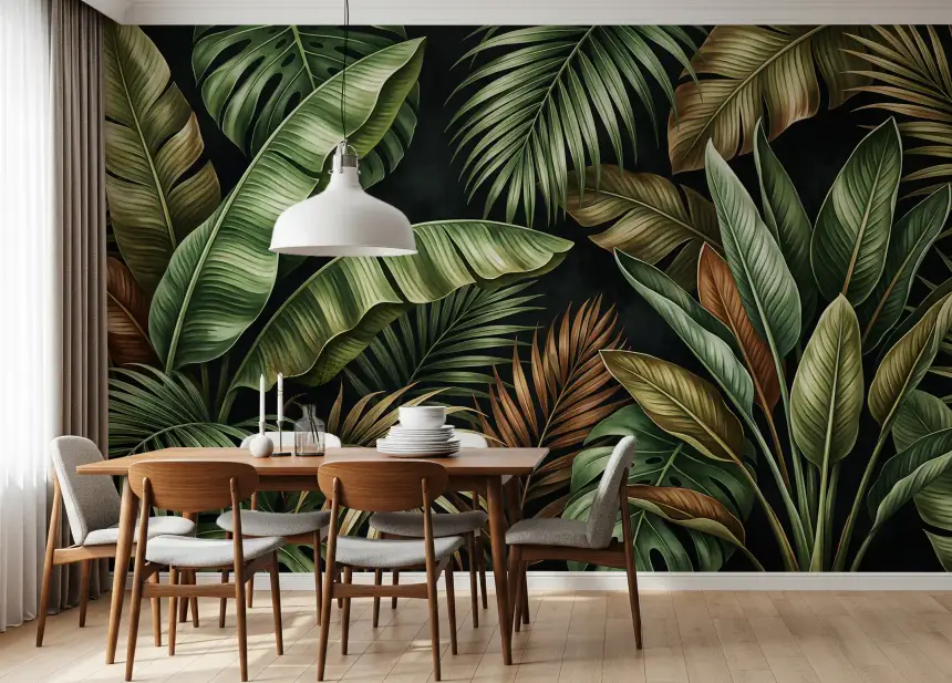 Botanical Design Wall Mural