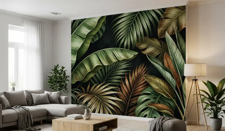 Botanical Design Wall Mural