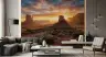 Golden Hour Desert Landscape Wall Mural with Dramatic Buttes 6