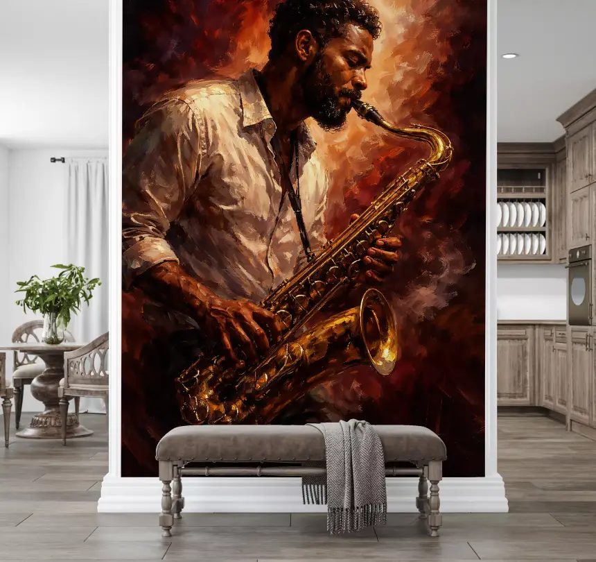 Golden Horn, Fiery Soul Wall Mural