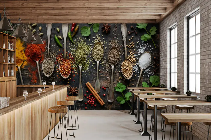 Aromatic Array Wall Mural