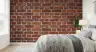 Rustic Red Brick Wall Mural for Modern Interiors 6