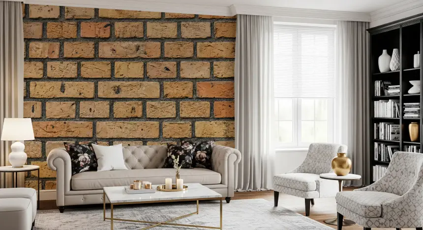 Timeless Brick Pattern Wall Mural