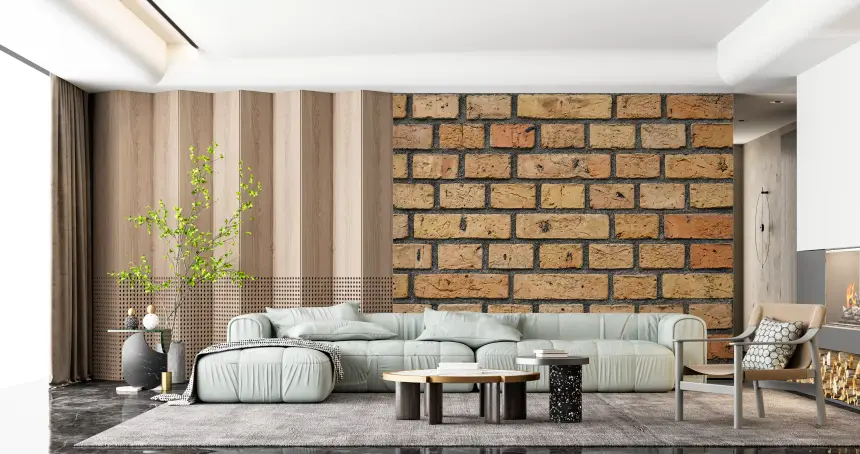 Timeless Brick Pattern Wall Mural