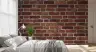 Authentic Rustic Red Brick Wall Texture Wallpaper 6