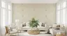 Regal Fleur-de-Lis Embossed Beige Wallpaper 7