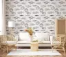Minimalist Hand-Drawn Fish Pattern Wall Mural 8