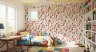 Blush Pink Mushroom and Ochre Leaf Sprig Wallpaper 8