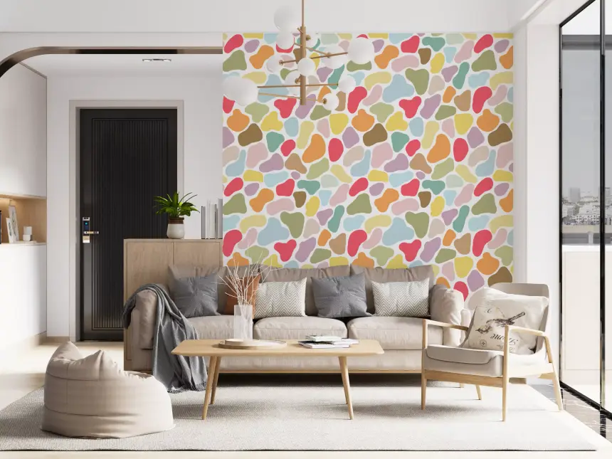 Playful Pebble Palette Wallpaper
