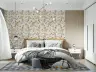 Elegant Cream Botanical Leaf Trail Wallpaper 6