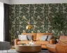 Botanical Floral Dark Green Wallpaper 7