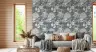 Elegant Dusty Blue Floral Botanical Wallpaper 6