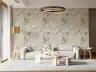 Elegant Neutral Chrysanthemum Botanical Wallpaper 7