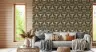 Intricate Botanical Motif Green Wallpaper 6