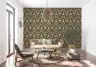 Intricate Botanical Motif Green Wallpaper 5