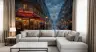 Parisian Cafe Street with Eiffel Tower Wall Mural 7