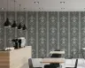 Classic Grey Damask Botanical Stripe Wallpaper 6