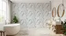 Whisper Grey Abstract Crystalline Geometric Wallpaper 6