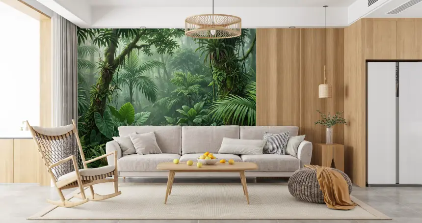 Emerald Forest Trail Wall Mural