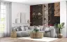 Textured Abstract Stripe Wallpaper Mural 6
