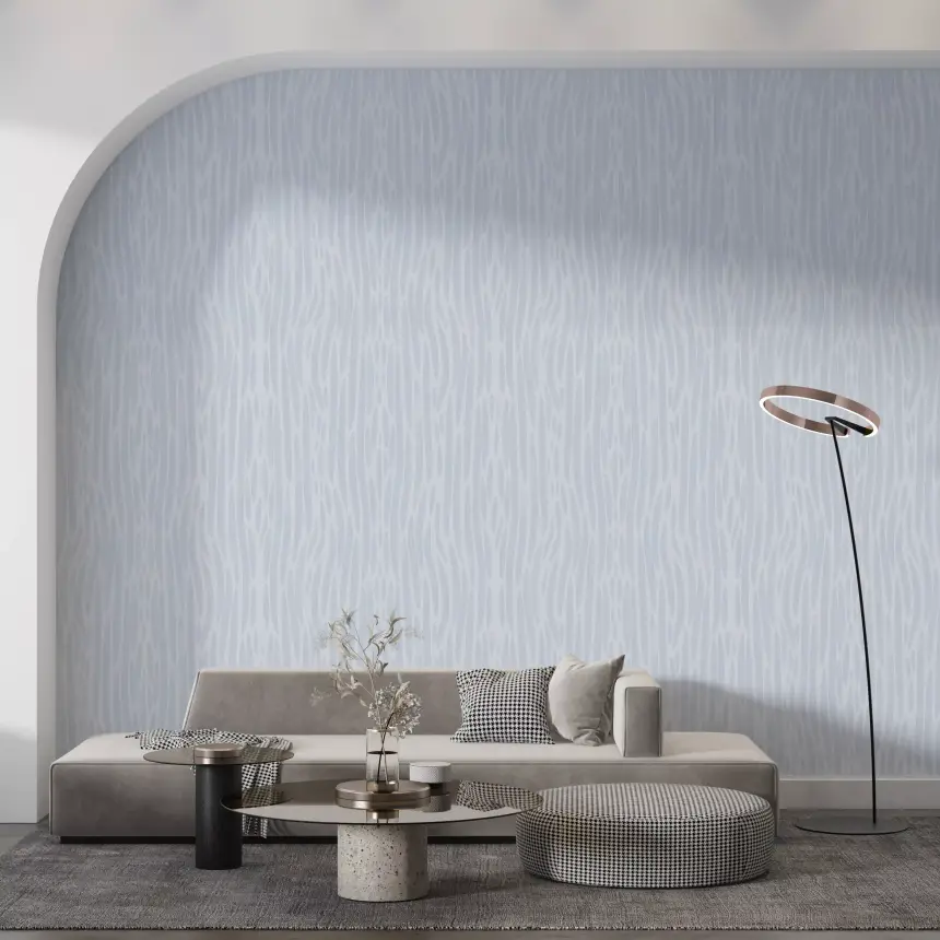 Subtle Gray Flow Watercolor Strokes Wallpaper