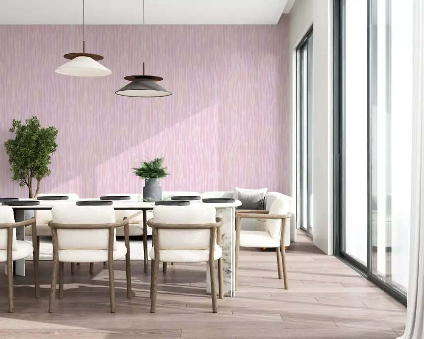 Ethereal Blush Strokes Watercolor Pink Wallpaper