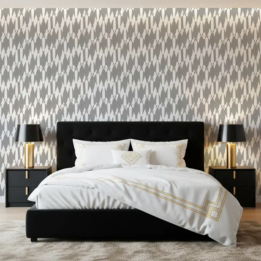 Geometric Flow Intricately Detailed Teardrop Geometry Wallpaper