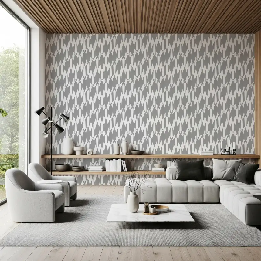 Geometric Flow Intricately Detailed Teardrop Geometry Wallpaper