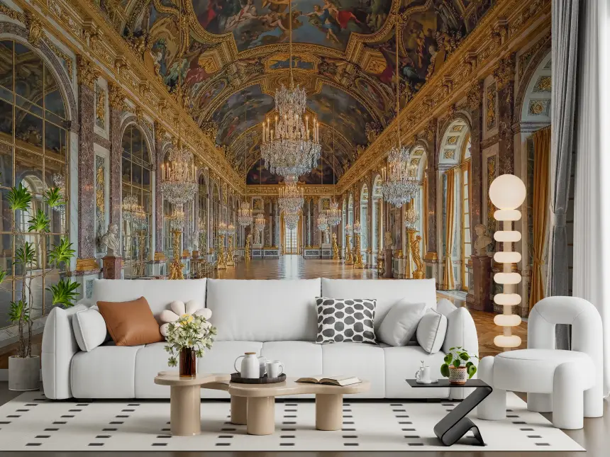 Versailles Palace: Hall of Mirrors Grandeur Wall Mural