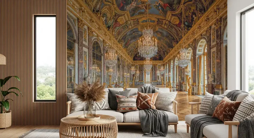 Versailles Palace: Hall of Mirrors Grandeur Wall Mural
