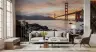 Golden Gate Bridge Sunset Scenic Wall Mural 8