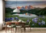 Mountain Lake Reflection Wall Mural 7