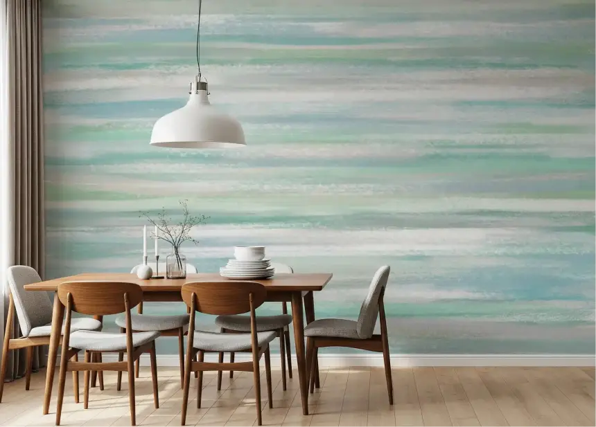 Serene Water Hues Wall Mural