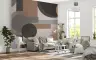 Contemporary Earthy Geometric Pattern Wall Mural 7