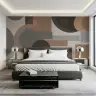 Contemporary Earthy Geometric Pattern Wall Mural 6