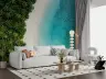 Emerald Palms Azure Ocean Aerial Beach Wallpaper 6
