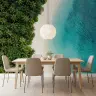 Emerald Palms Azure Ocean Aerial Beach Wallpaper 8