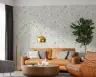 Subtle Botanical Line Art Wallpaper in Soft Green 8
